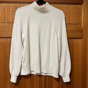 LOFT Chenille Turtleneck Sweater - Size S